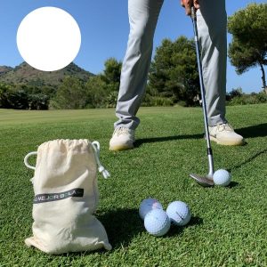 BOLAS DE GOLF RECUEPARADAS GAMA PREMIUM TEE DE BLANCAS