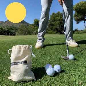 PACK BOLAS DE GOLF RECUPERADAS  - Gama Media -  TEE de amarillas